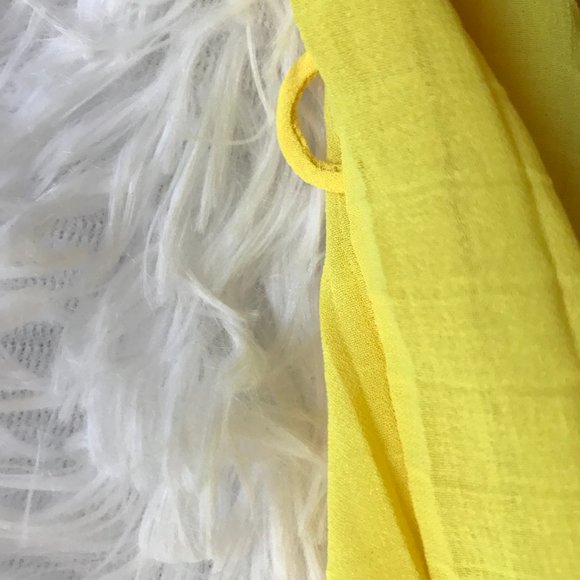 DYNAMITE Bright Yellow Flowy Tank Top Blouse - Picture 4 of 5